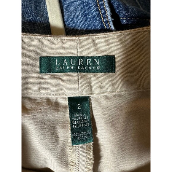 Lauren Ralph Lauren Twill Stretch Bermuda Shorts - Picture 3 of 4